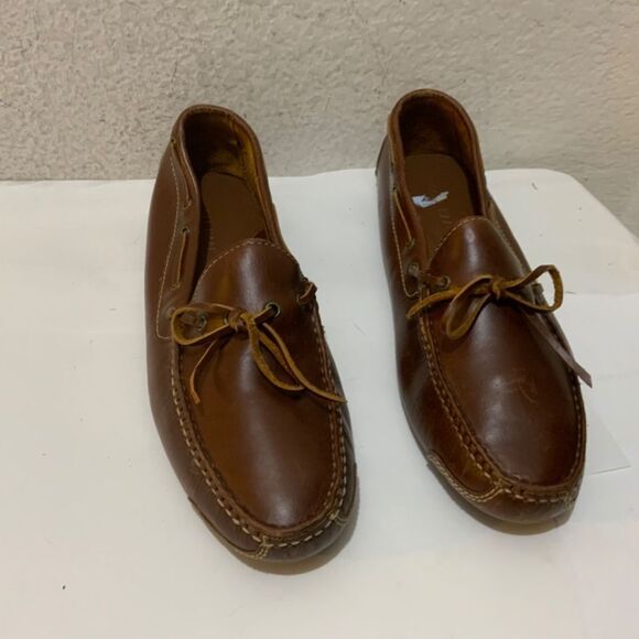Cole Haan Gunnison Waxy Leather Boat Style Drivers  size 8.5 D main image 4